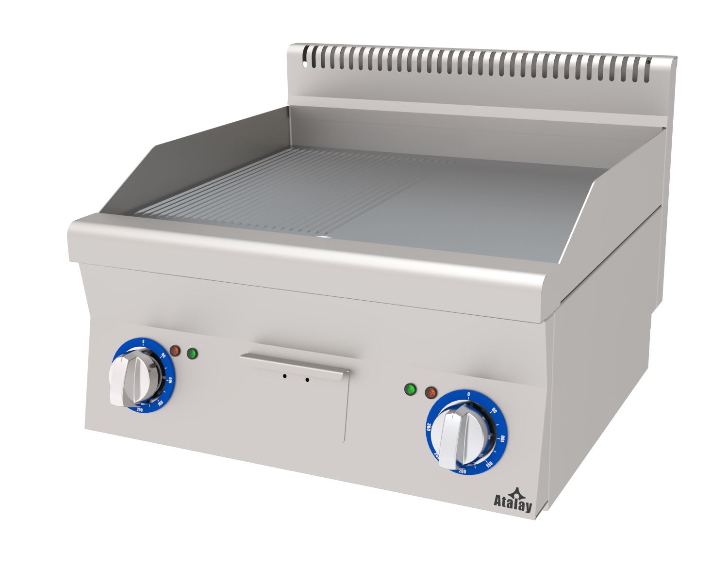 E AEI-660-ND Elektrikli Yarı Oluklu Izgara