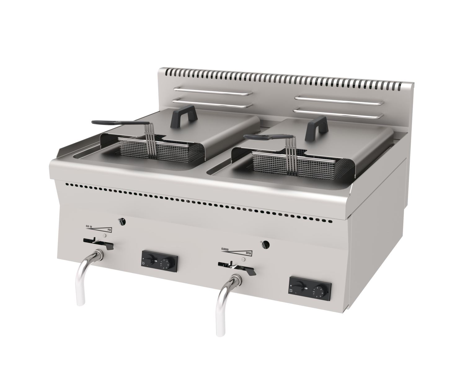E AGF-860 Gazlı fritöz
