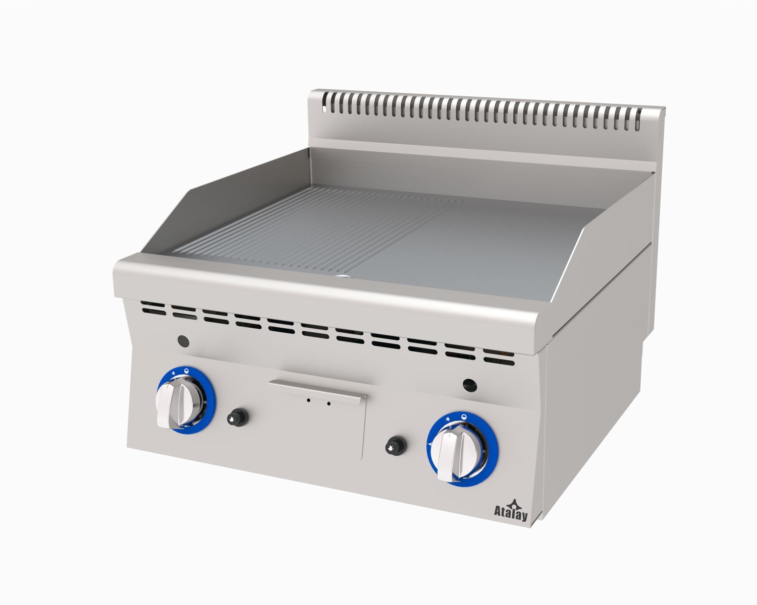 E AGI-660-ND Gazlı Yarı Oluklu Izgara