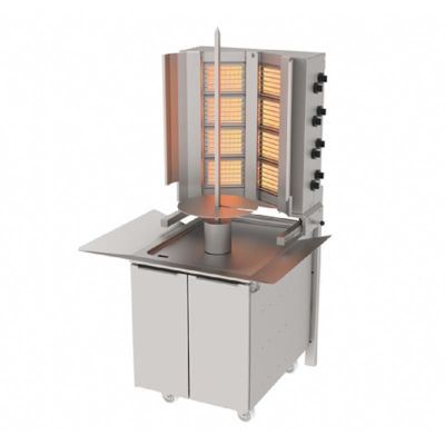 Atalay Alttan Motor Duvar Monte AltArabalı Döner Makinesi, 4x2 Radyanlı