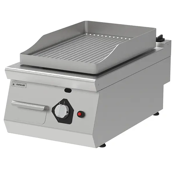 GRILL RIBBED WITH CUPBOARD WITH GAS