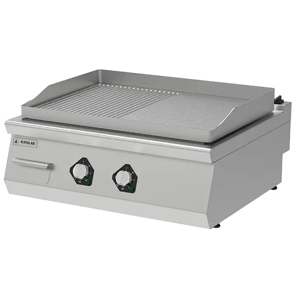 GRILL 1/2 RIBBED WITH CUPBOARD ELECTRICAL