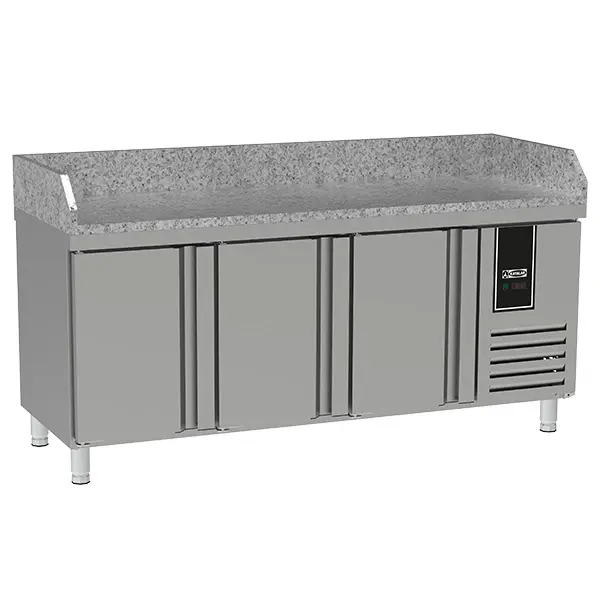 DOUGH PREPARITION REFRIGERATOR WITH GRANITE TOP