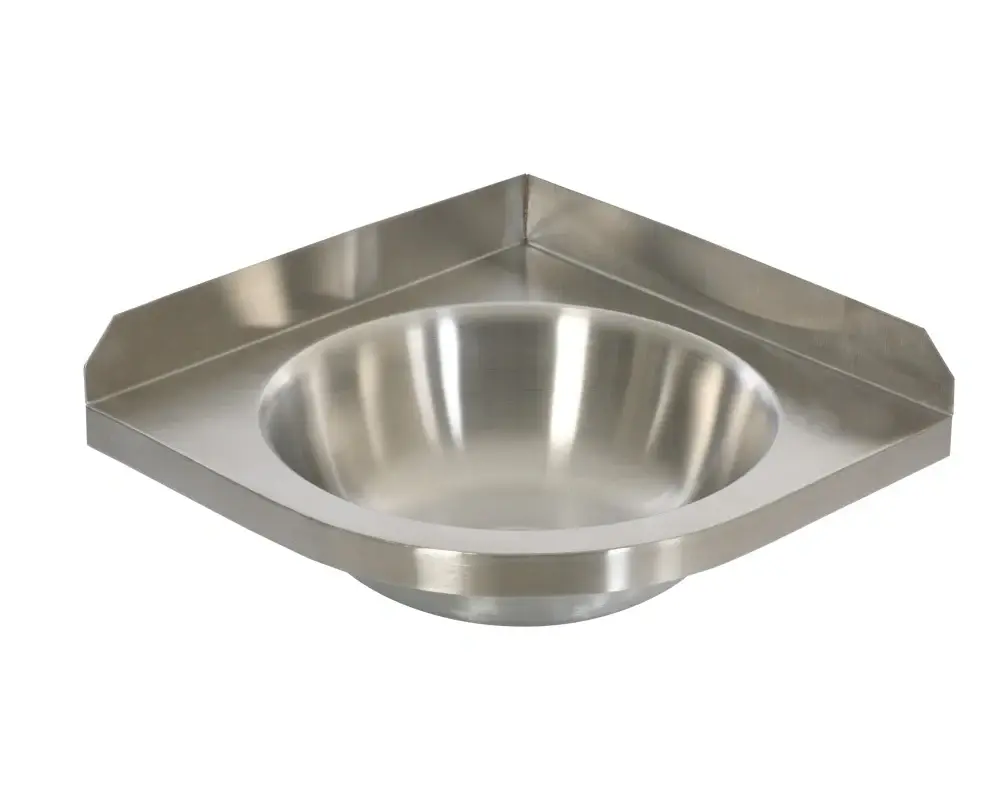 Paslanmaz Lavabo (Köşe Duvar)
